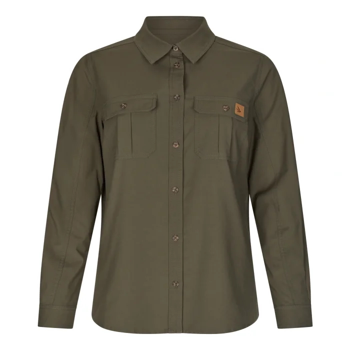 Dameshemd SEELAND Selous Ines L/S Cargo - Grape leaf (406270031), afbeelding 1 van 8