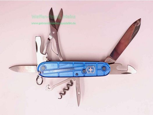 Victorinox, Schweiz Climber blau transparent