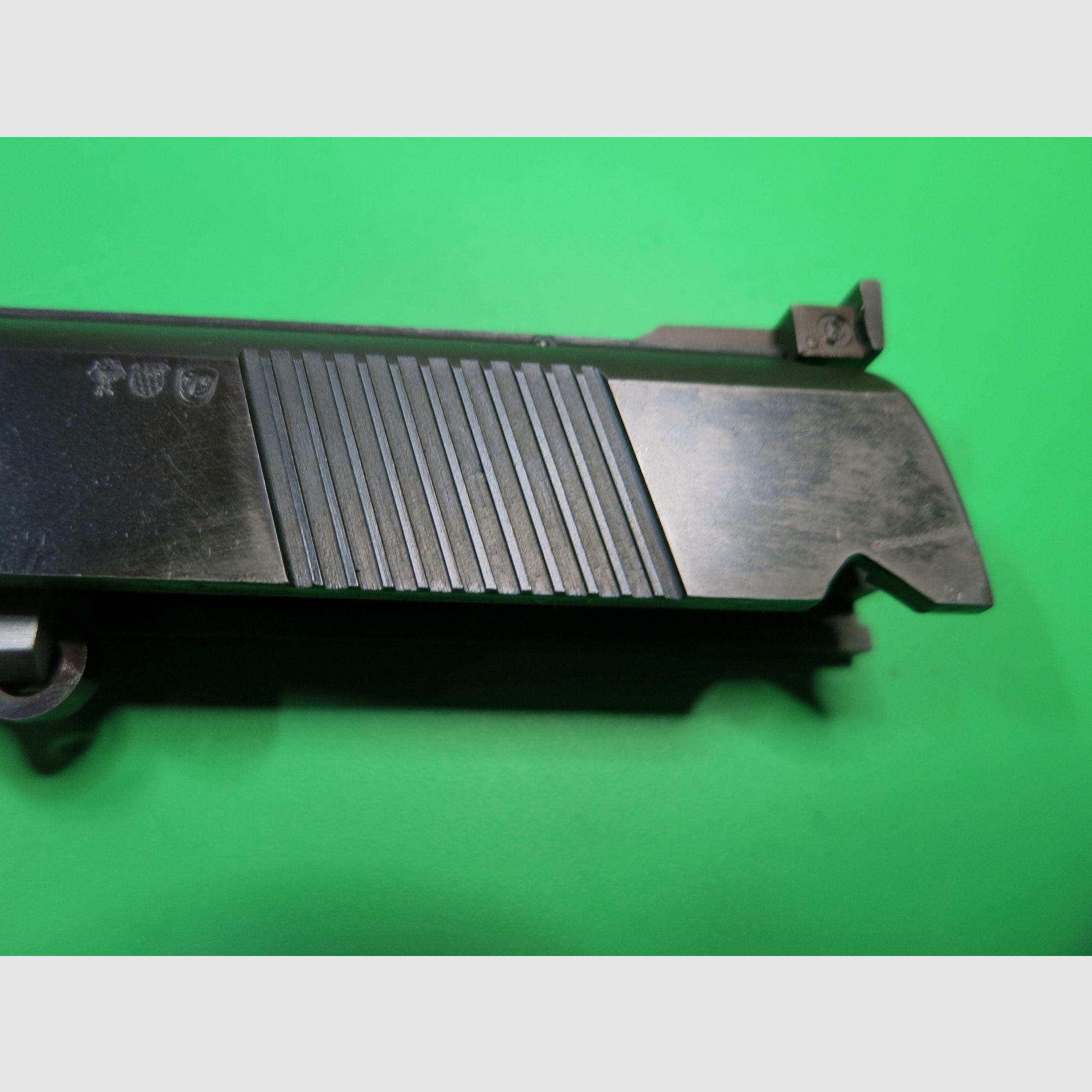 Colt exchange system for pistol 1911 National Match Gold Cup; Wilson barrel 6", MOGDANS, .45ACP, ELLIASON target rear sight #84