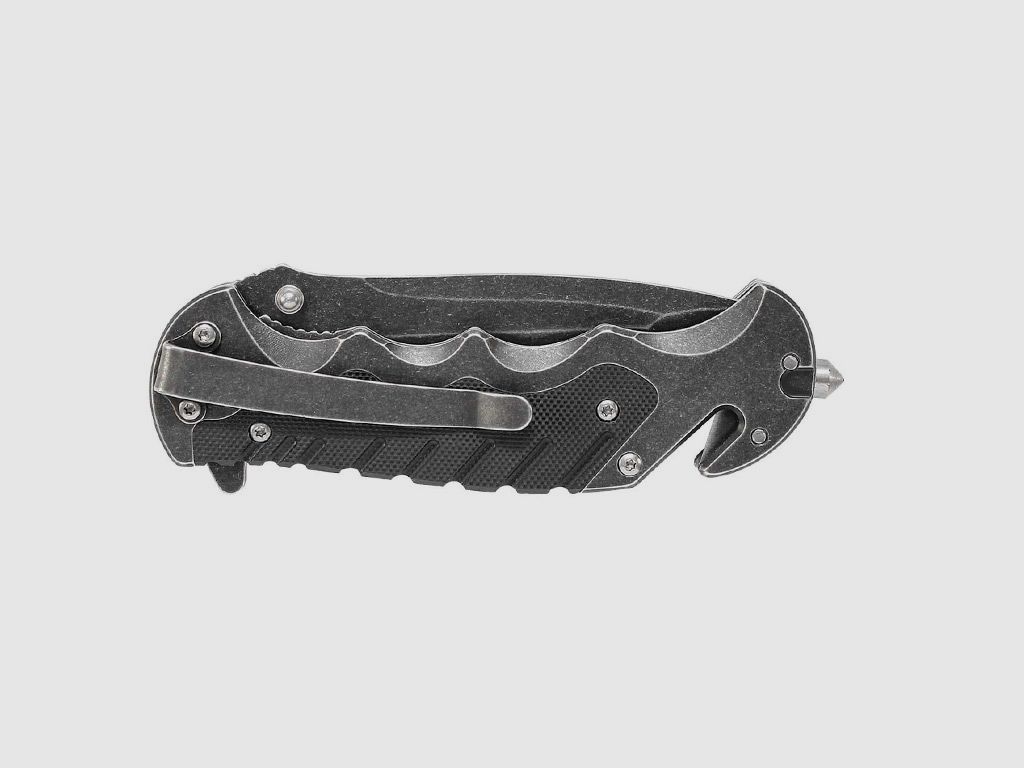 Rettungsmesser Smith & Wesson Borader Guard Tanto Stahl 7Cr17MoV KlingenlĂ¤nge 9 cm (P18)