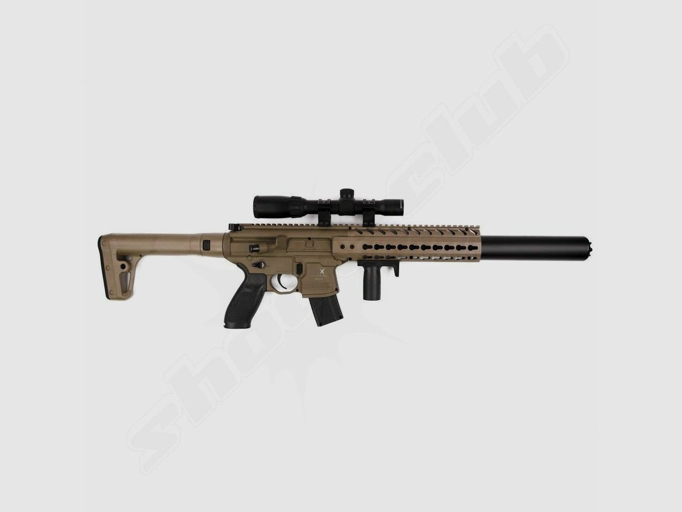 Sig Sauer	 MCX CO2 Gewehr 4,5mm Diabolos + ZF 1-4x24