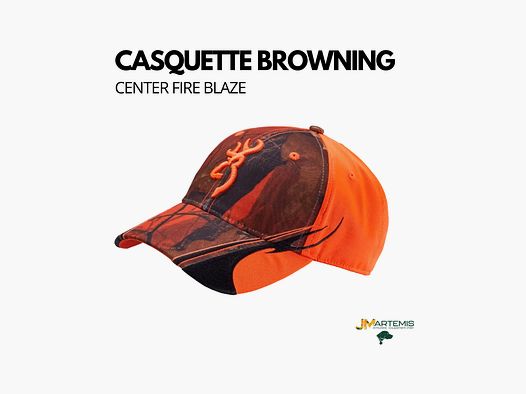 CASQUETTE DE CHASSE BROWNING CENTERFIRE CAMOBLAZE