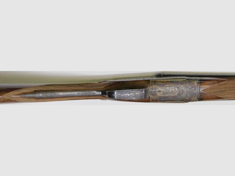 Aug. Francotte double-barreled side lock shotgun