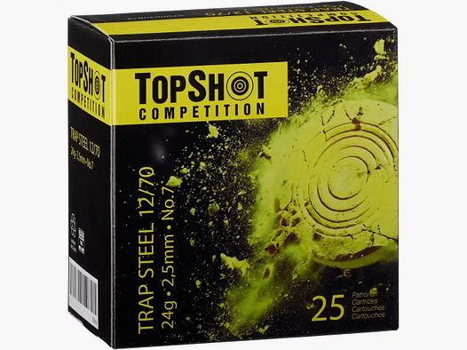 TopShot Competition Competition 12/70 Trap Steel 2,5 mm / 24 g / 25 Stk