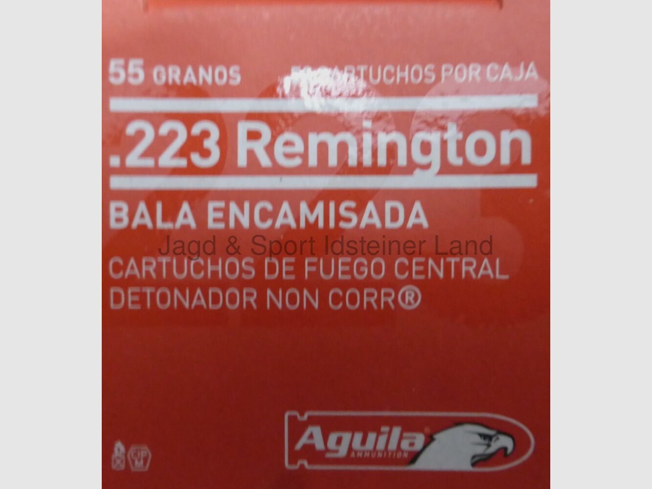AGUILA 55grs, FMJ, 50 Patronen pro Packung