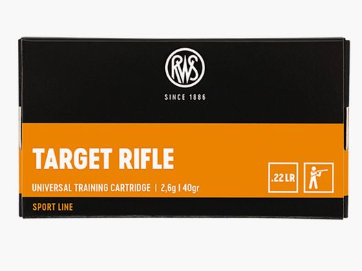 RWS .22 lfb. Carabine de tir 2,6g 40grs. Munition KK Sport Line