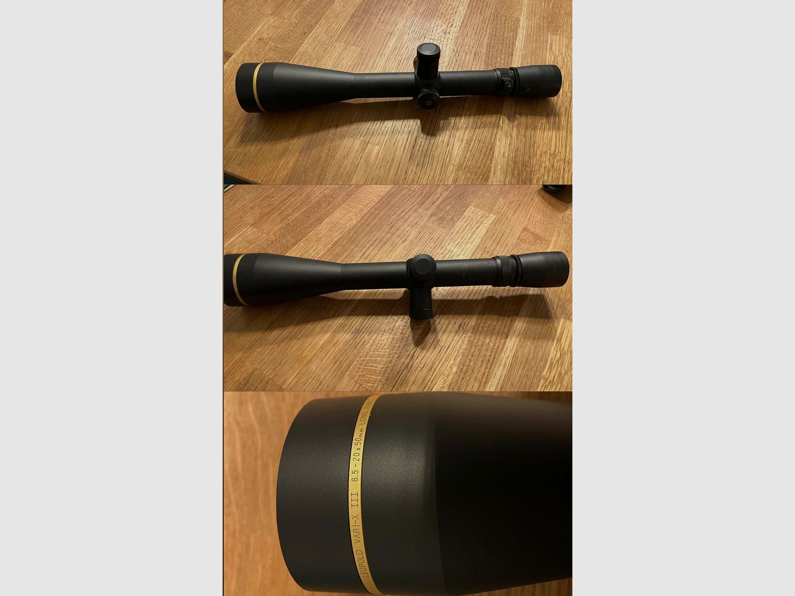 Leupold Vari-X III 6,5–20x50 Long Range – 30 mm, Seitenparallaxe, Target-Türme, sehr guter Zustand /Zielfernrohr