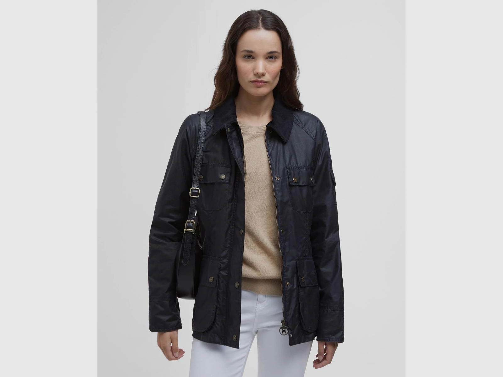 BARBOUR Wachsjacke Arlo Utility Royal Navy/Ancient Tartan