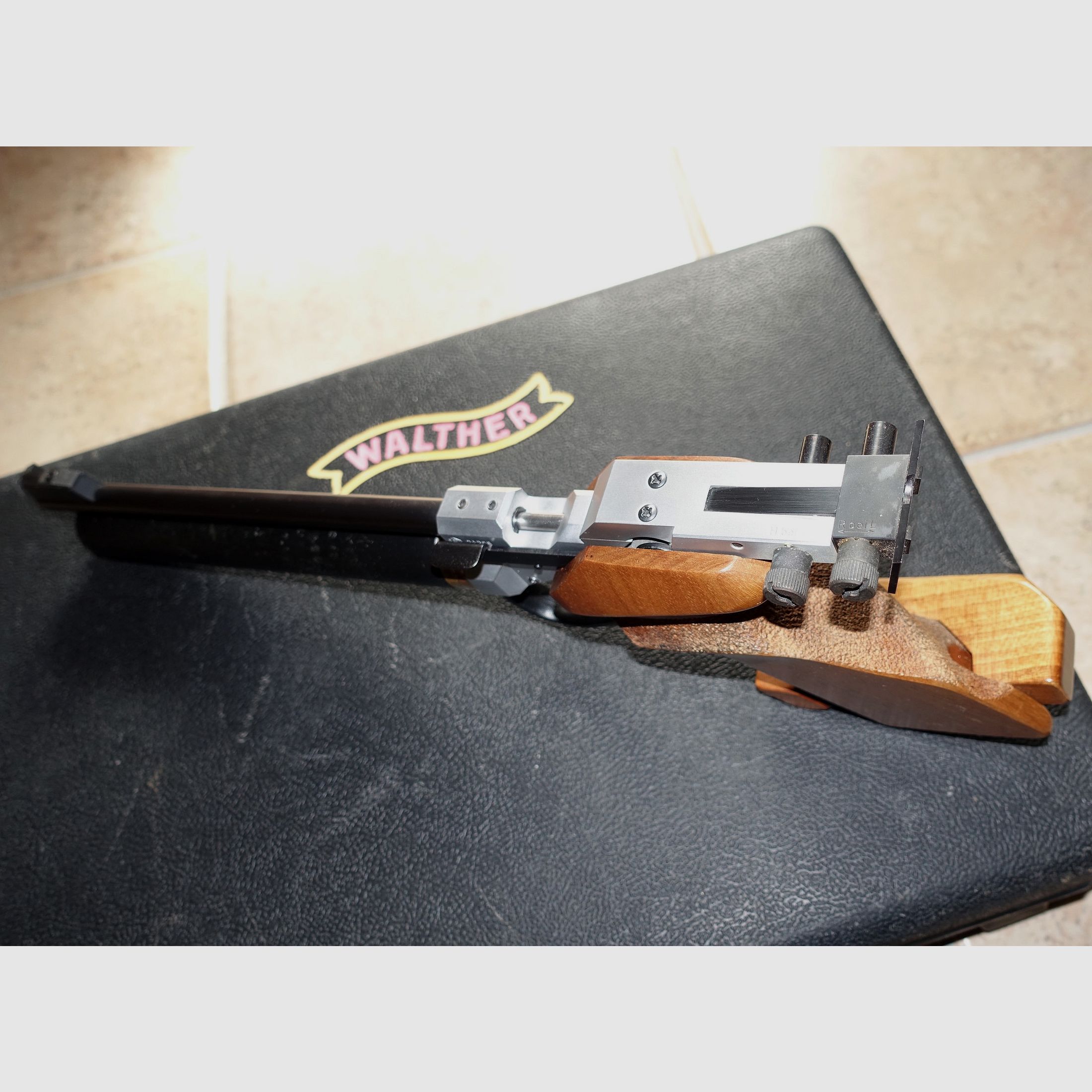 Walther CP2 match pistol with case