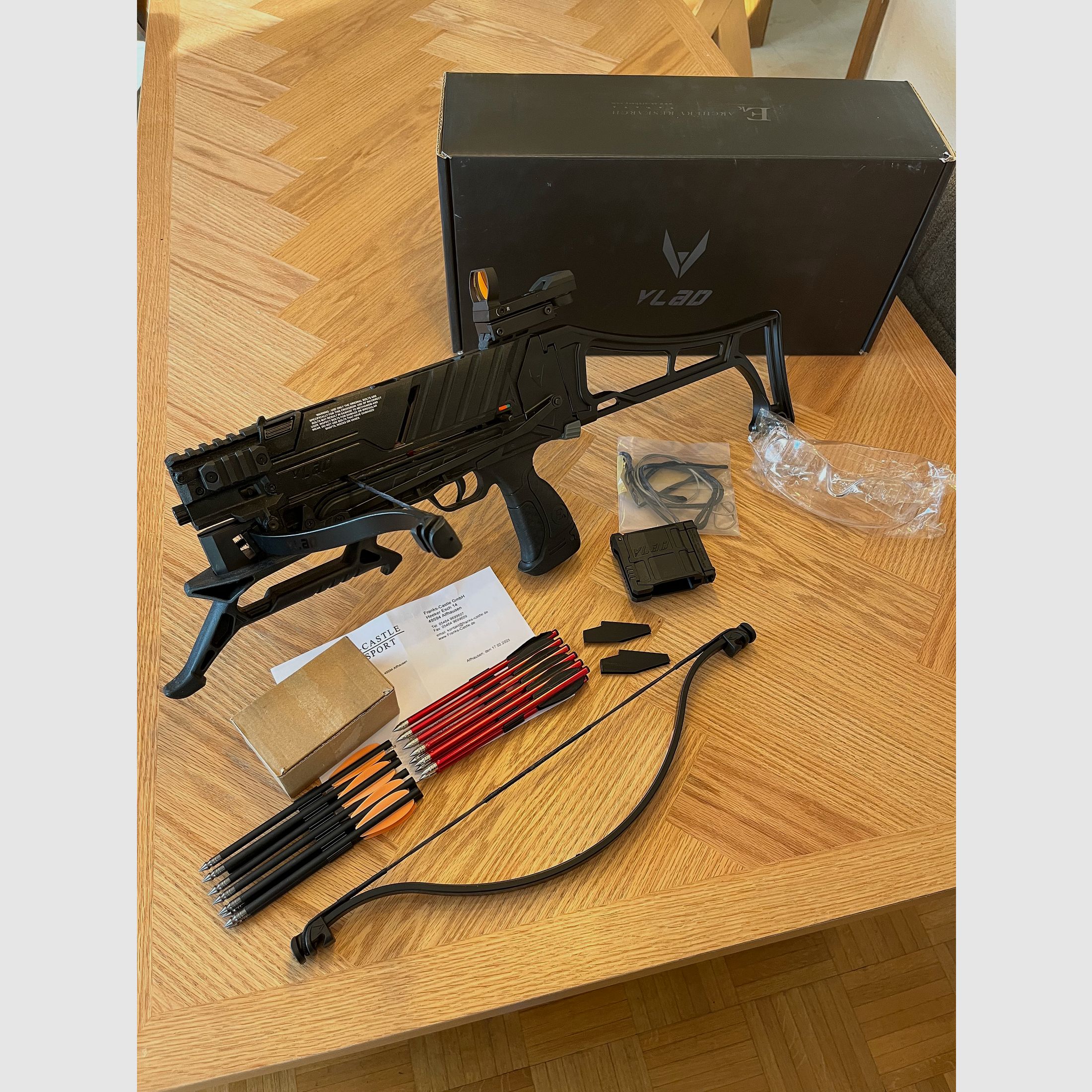 EK Archery VLAD Set mit OVP und Rechnung