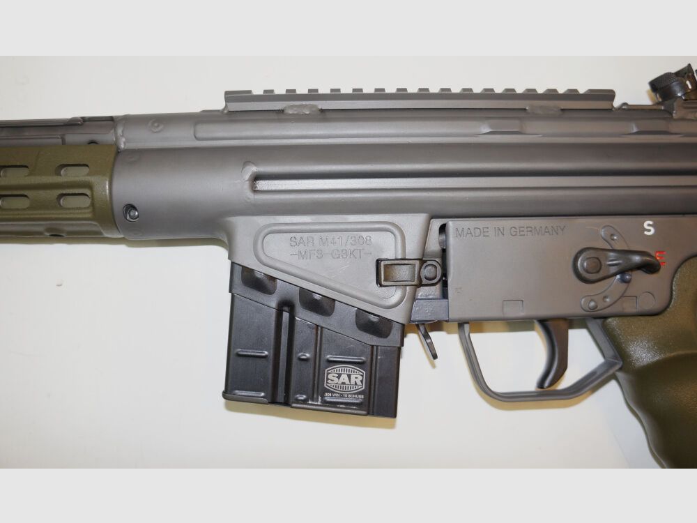 Schwaben Arms GmbH rifle semiautomática SAR M41 SPORTMATCH MF3 G3KT calibre 308win. - HECHO EN ALEMANIA - similar a HK41/G3