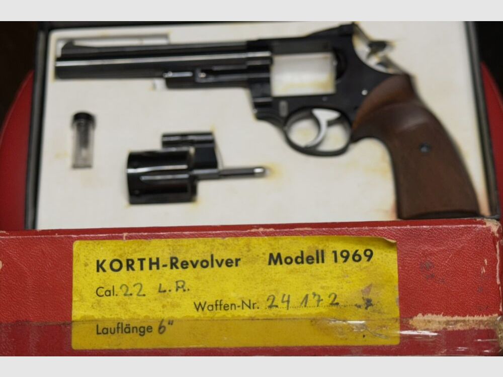 Korth Revolver 22LR 6 Zoll 1969