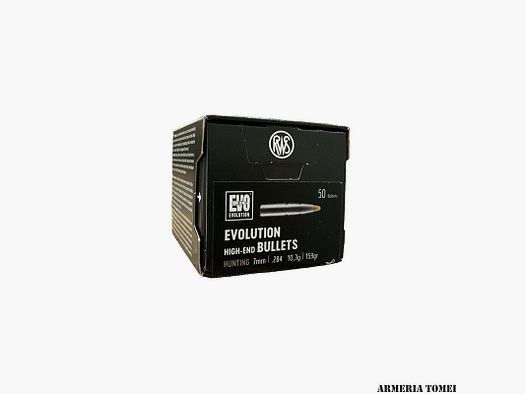 RWS – GESCHOSSE – EVOLUTION 7mm | .284 – 10,3g | 159gr (50Stück)