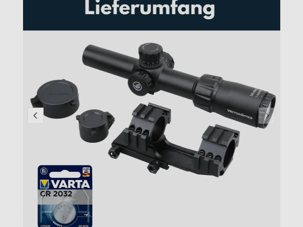 Vector Optics SCFF-36 Mustang Zielfernrohr 1-4x24 FFP