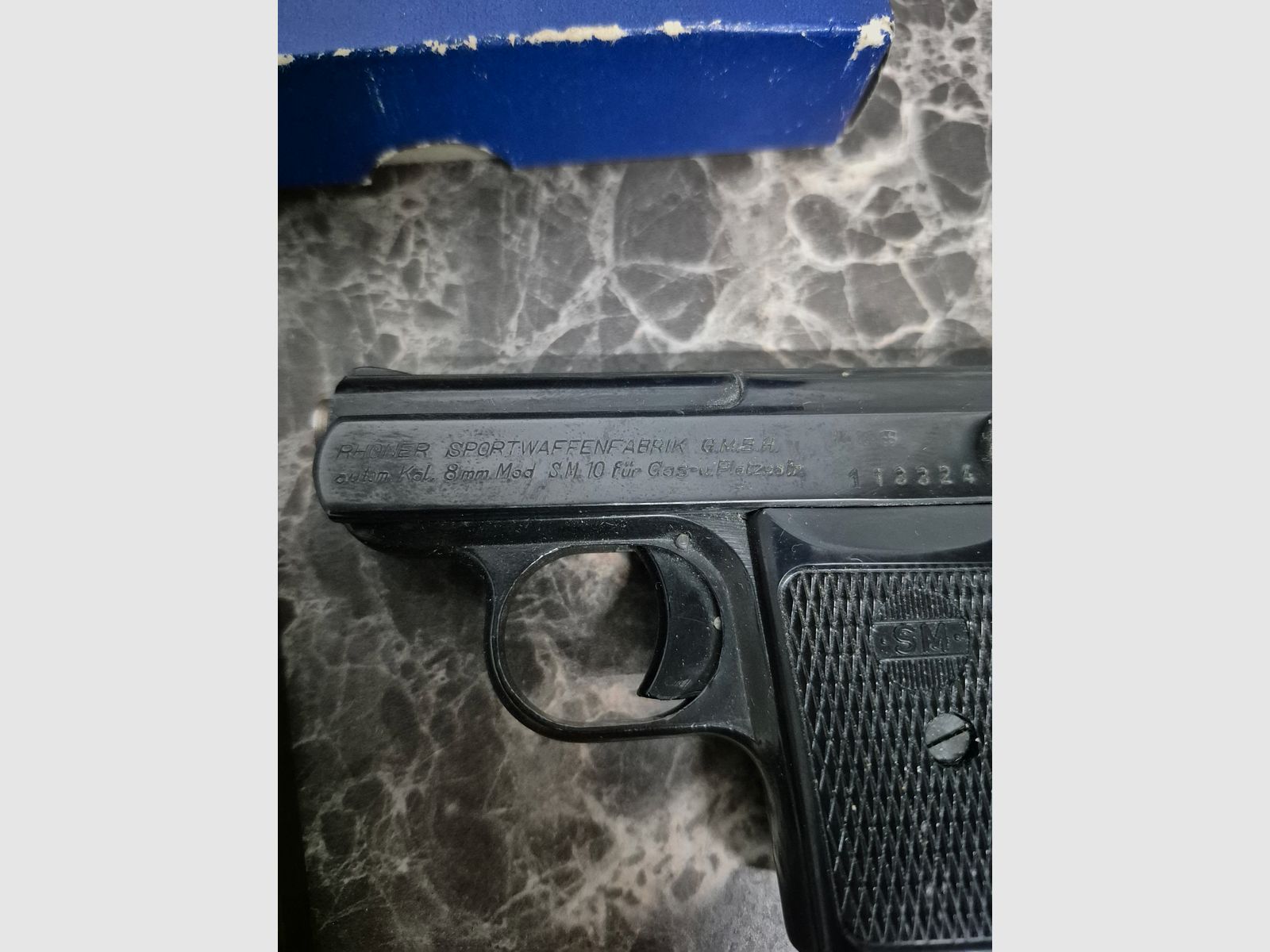 Pistola de señal/alarma/gas SM 8 mm modelo 10