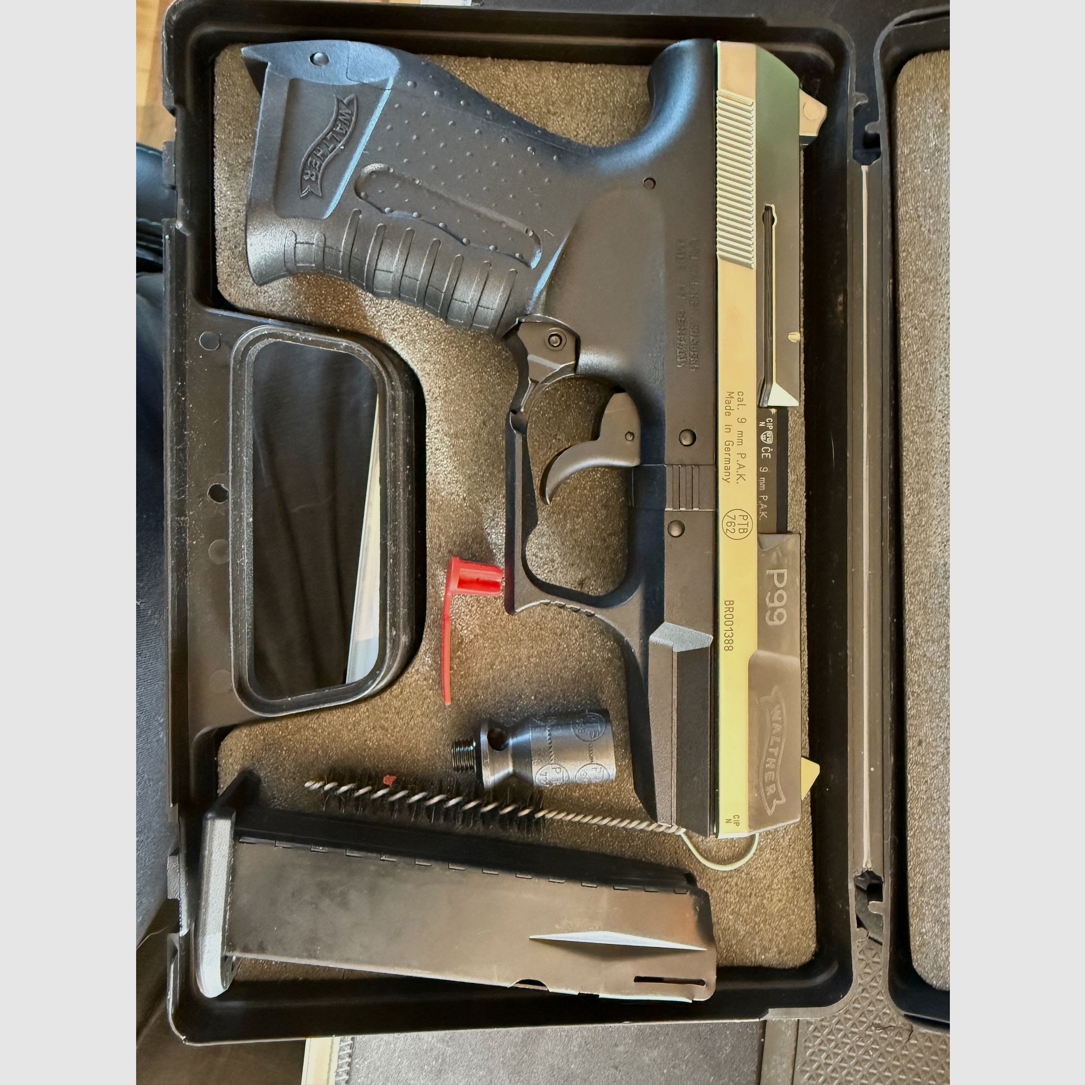 WALTHER P99 - 9MM P.A.K - SCHWARZ/NICKEL