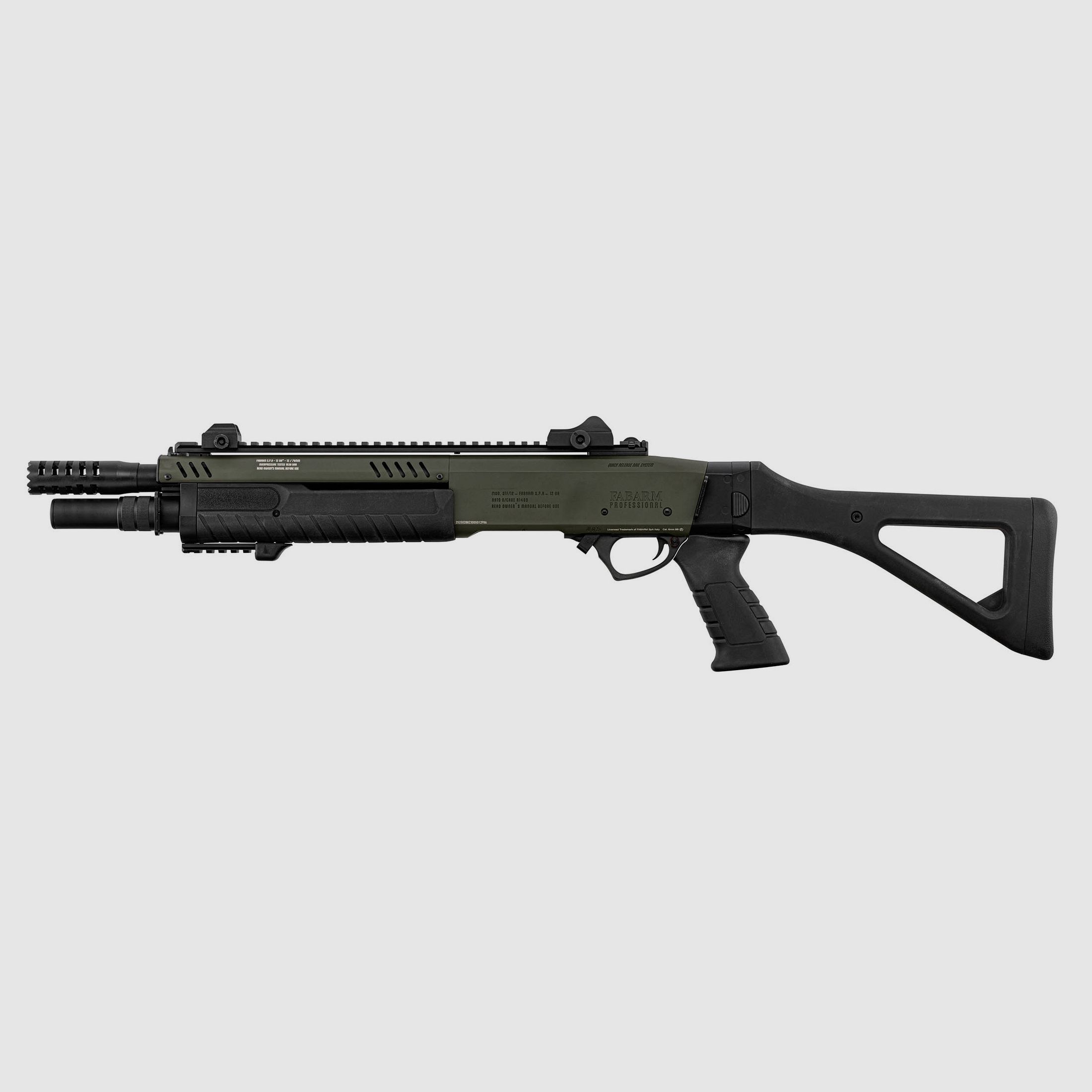 FABARM STF12 Compact OD Green 6mm - Airsoft Gas Non BlowBack