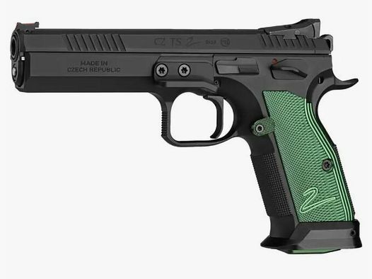 CZ Pistole TS 2 Racing Green halbautomatische Pistole, 9mm Luger sofort verfügbar, Versand +20€ - UVP: 2629€