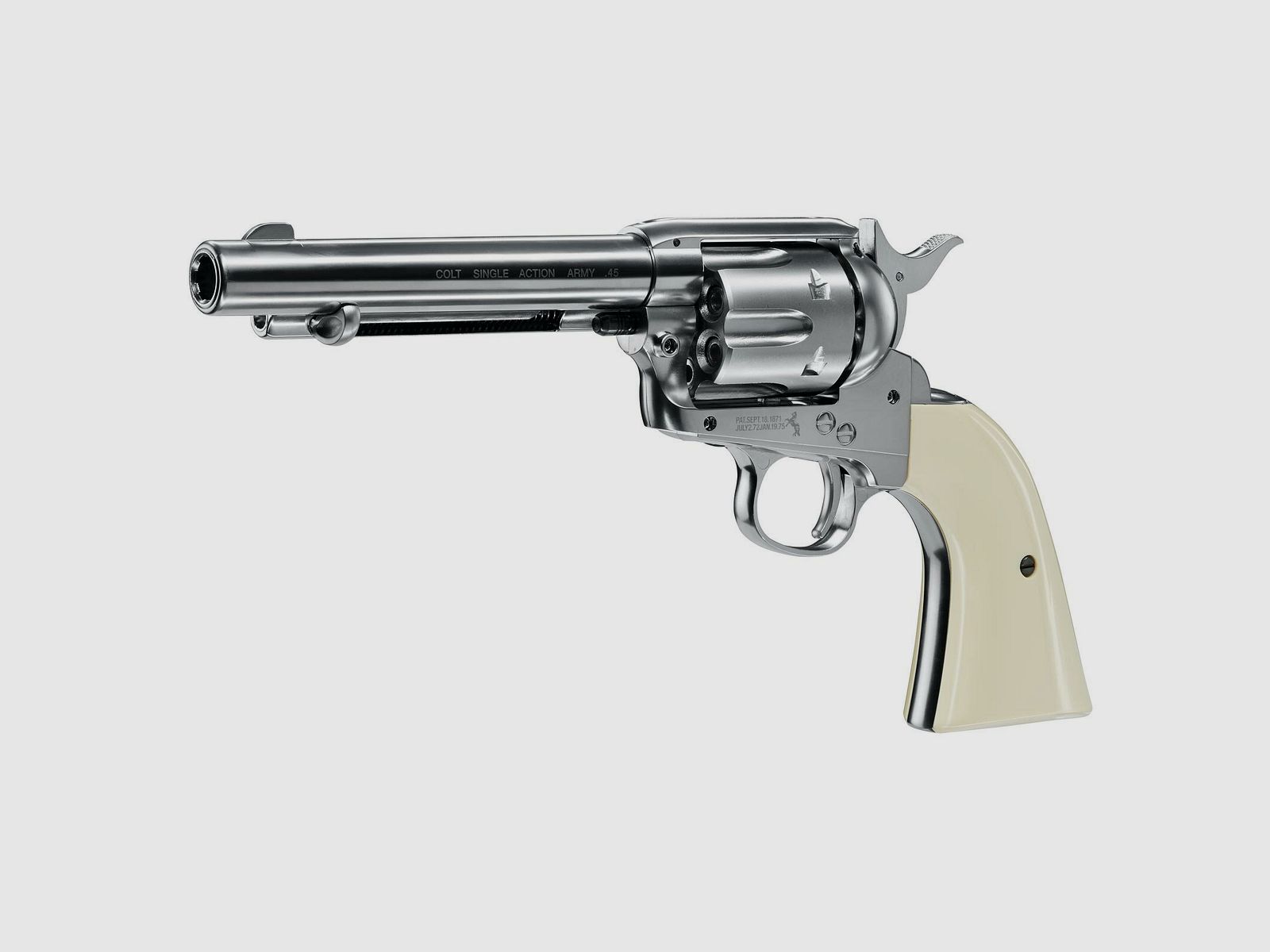 Colt Single Action Army® 45 nickel Co2-Revolver Kaliber 4,5 mm BB (P18)