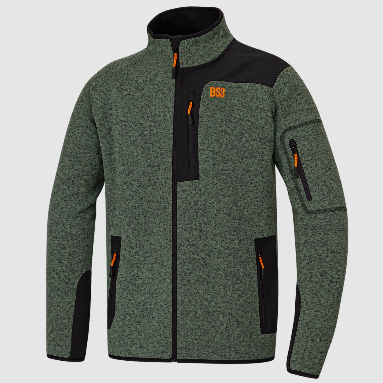Benisport Teneguía Strickjacke khaki meliert, Bild 1 von 2
