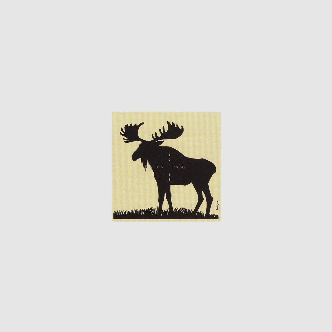 25 moose targets 55x53cm