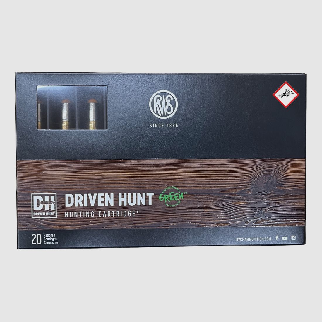 RWS DRIVEN HUNT hunting cartridge cal. .30-06 165gr