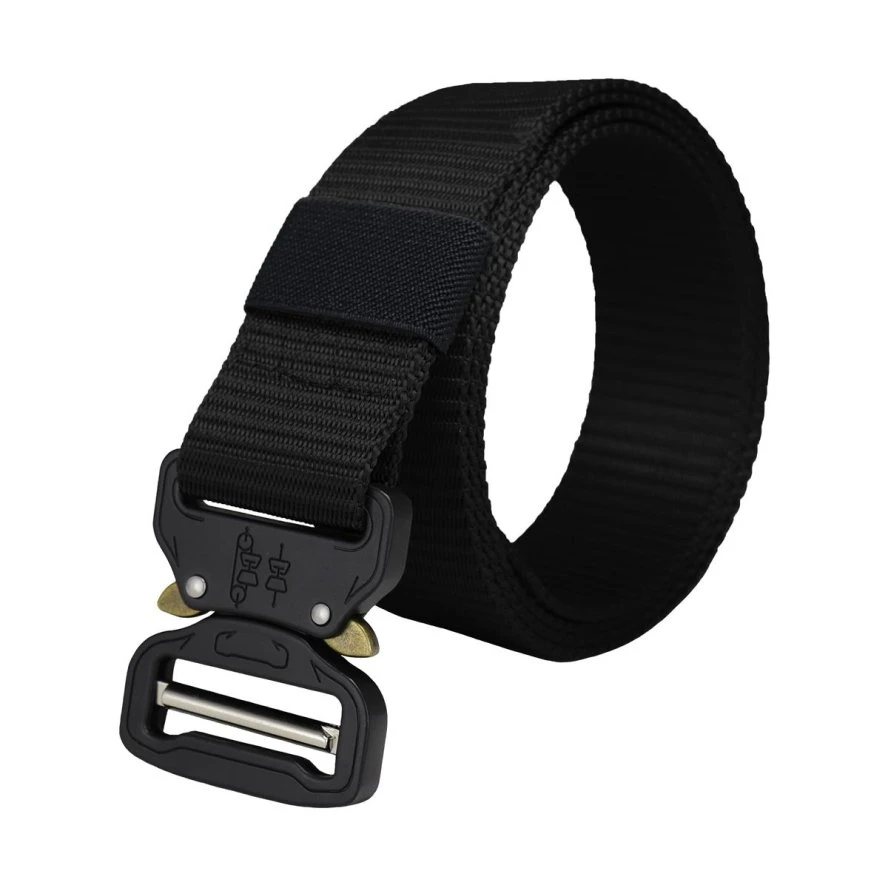 Military CTB belt for trousers Camo black