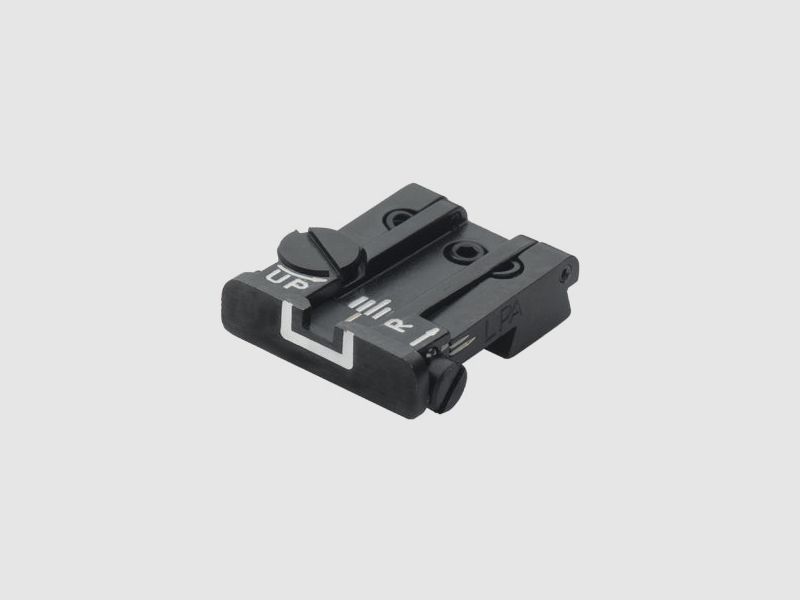 LPA TPU45CT18 mirino micrometrico regolabile per Colt Government M1911A1 – Contorno Bianco