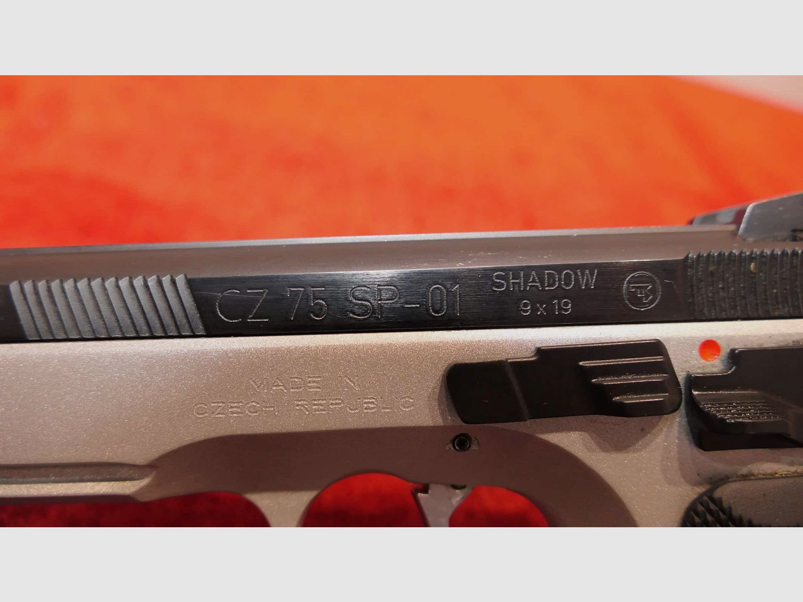 PISTOLE CZ 75 SP01 SHADOW DUALTONE KAL.9X19 - GEBRAUCHT, Bild 4 von 5