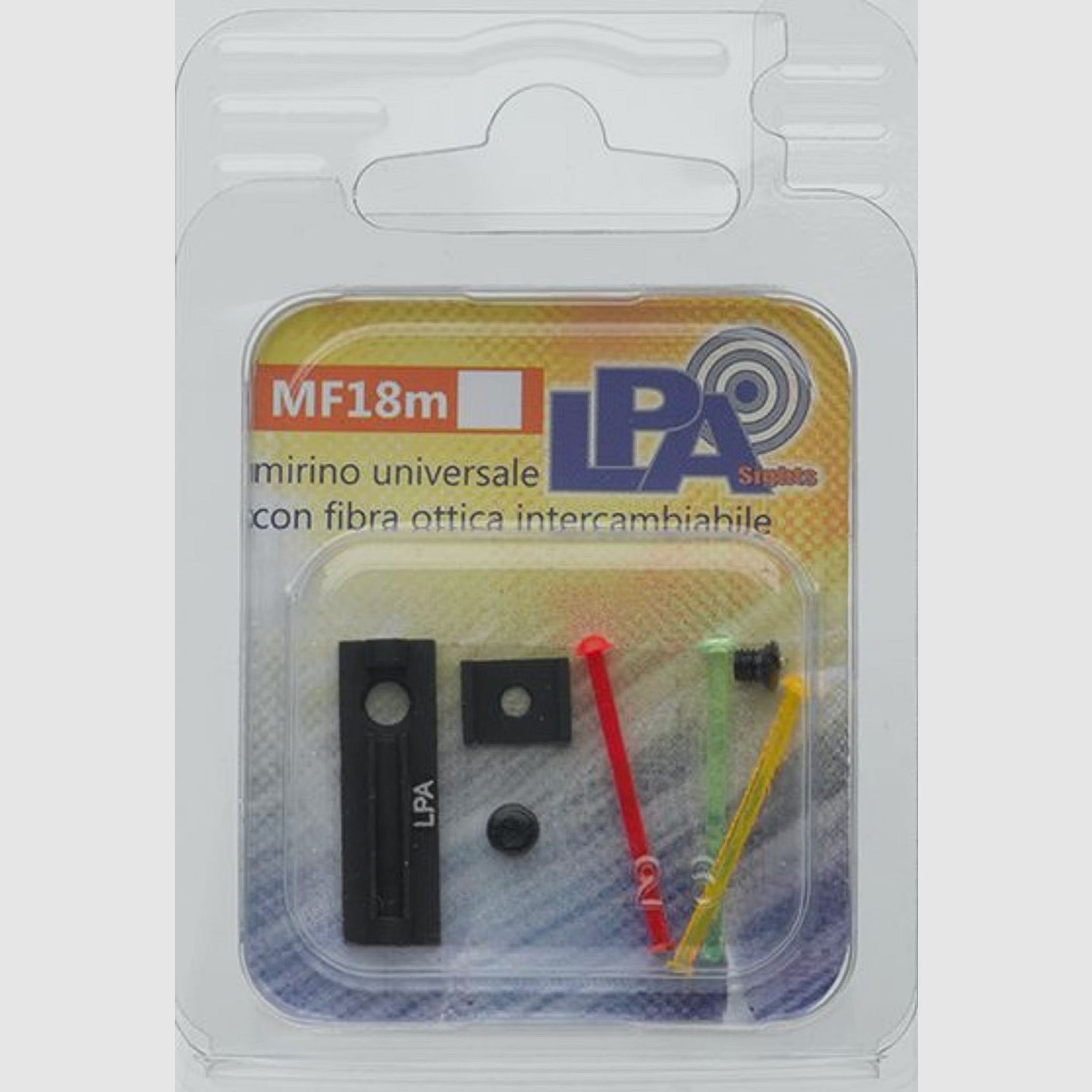 LPA – Guidon universel en fibre de verre pour rails de 7mm, jaune / rouge / vert