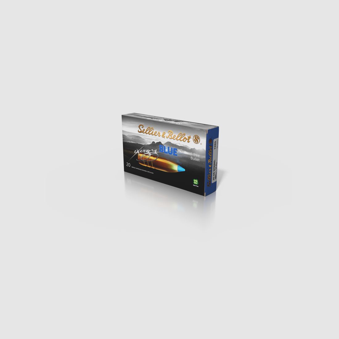 S&B 30-06 180 GRS / 11.7 G TXRG EXERGY BLUE 20 PCS, image 1 of 2