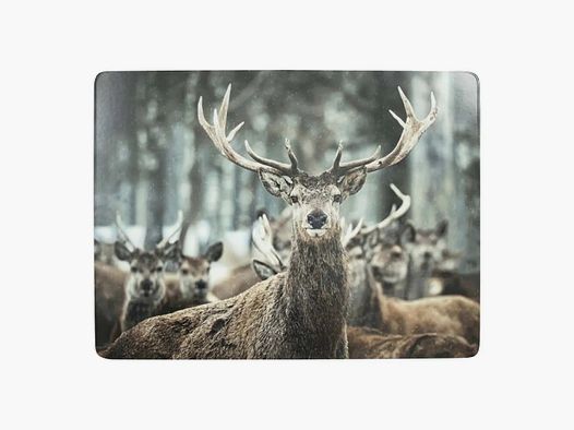 LivingActive Tischset Winter Hirsch 30x40 cm - 4 Stk.