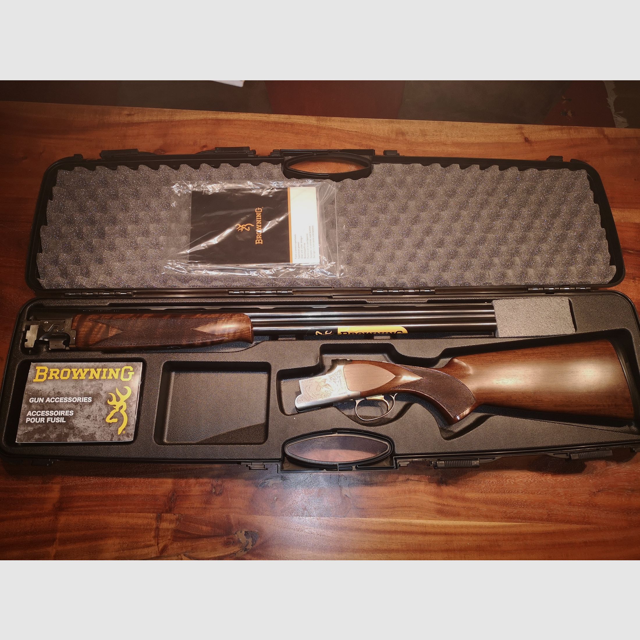 Bockflinte Browning B525 links