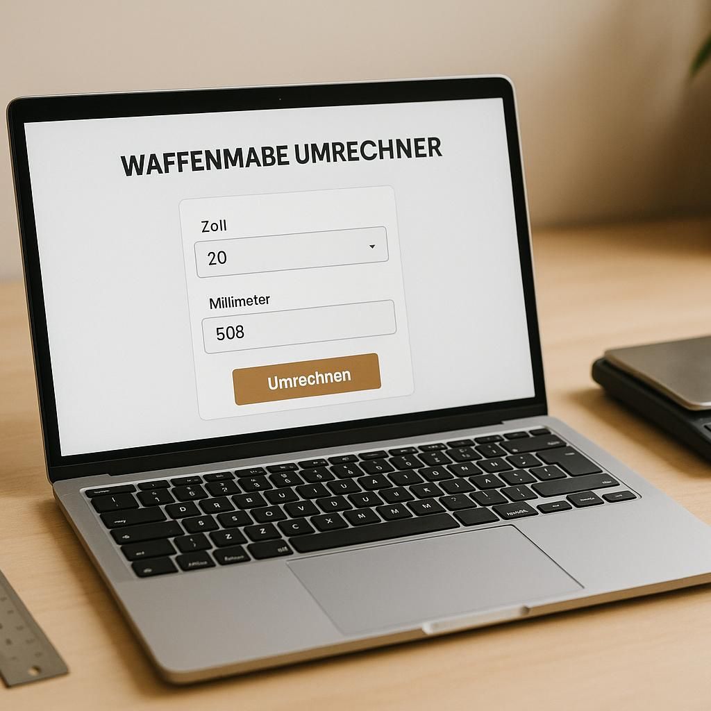 Waffenmaße Umrechner: Einfach umrechnen