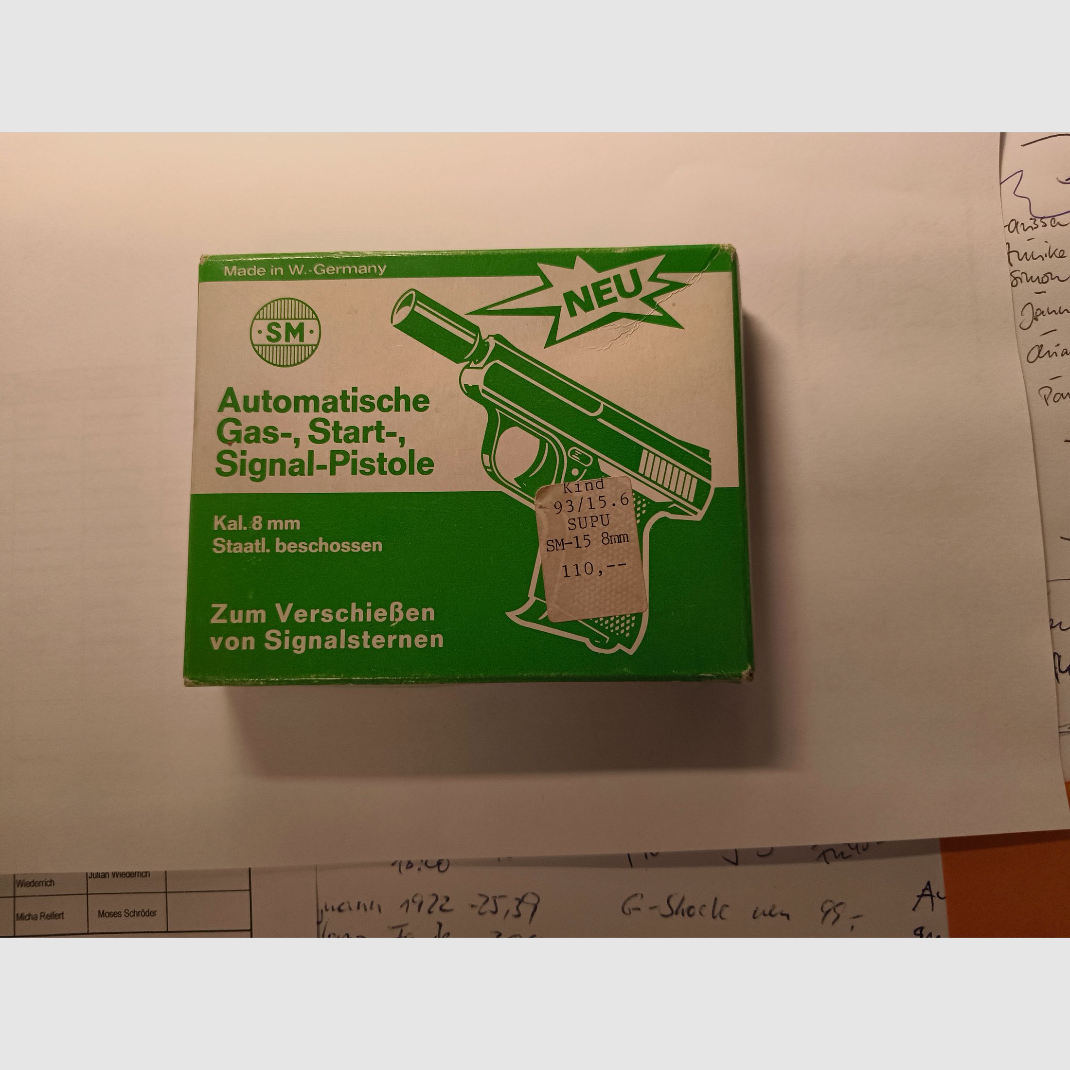 Automatische gas-, start-, signaalpistool van het bedrijf Rhöner Sportwaffen te koop