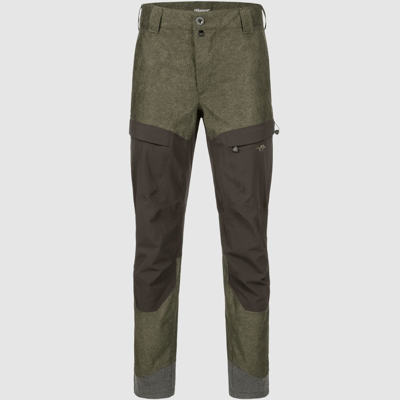 Blaser Herren Vintage Hose Ake oliv-melange / schwarz
