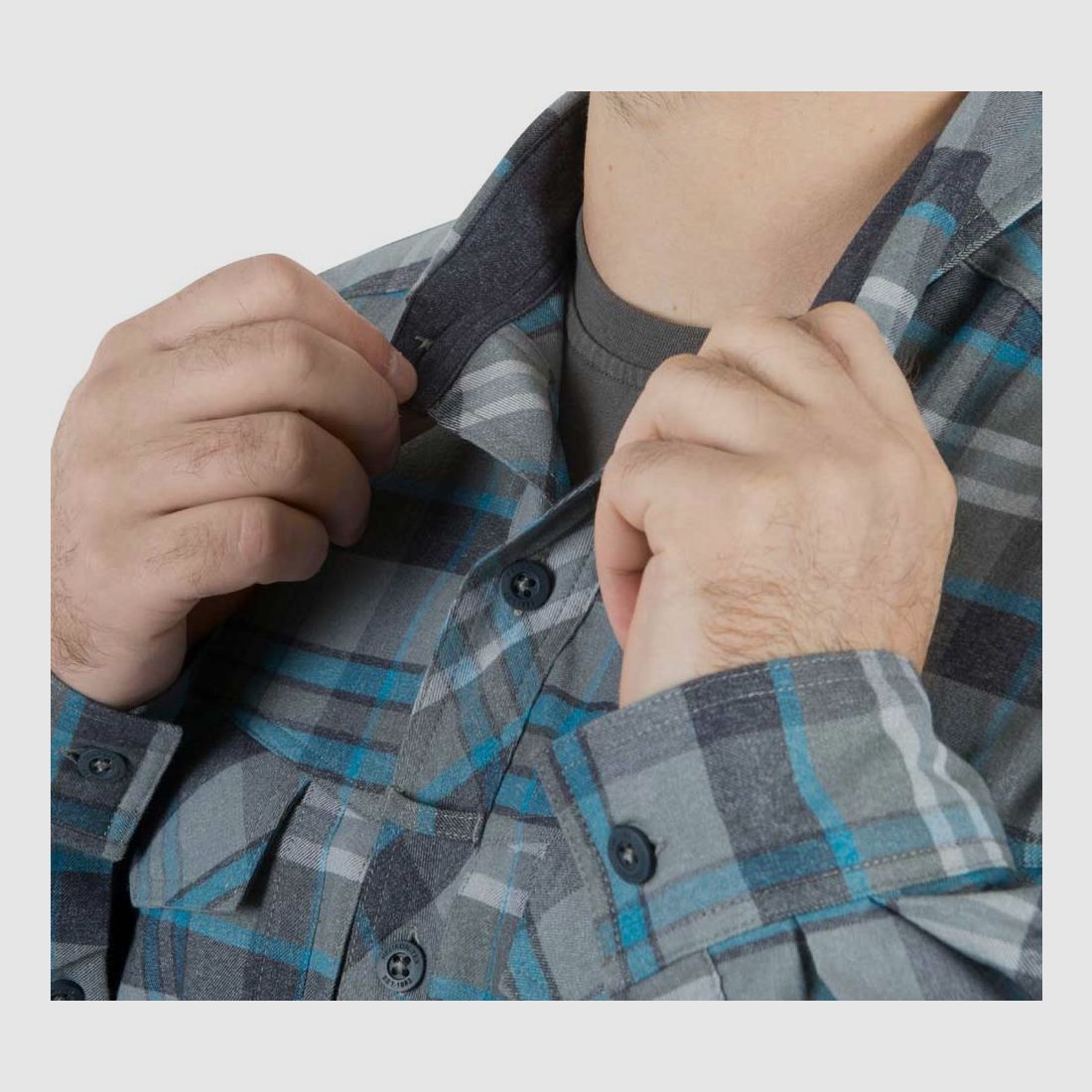 HELIKON-TEX DEFENDER MK2 PILGRIM SHIRT® LONGSLEEVE SHIRT RUST PLAID