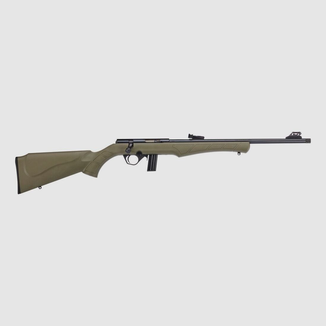 Rossi .22 LR Bolt Action Rifle 8122 Compact Polymer OD Green, image 1 of 2