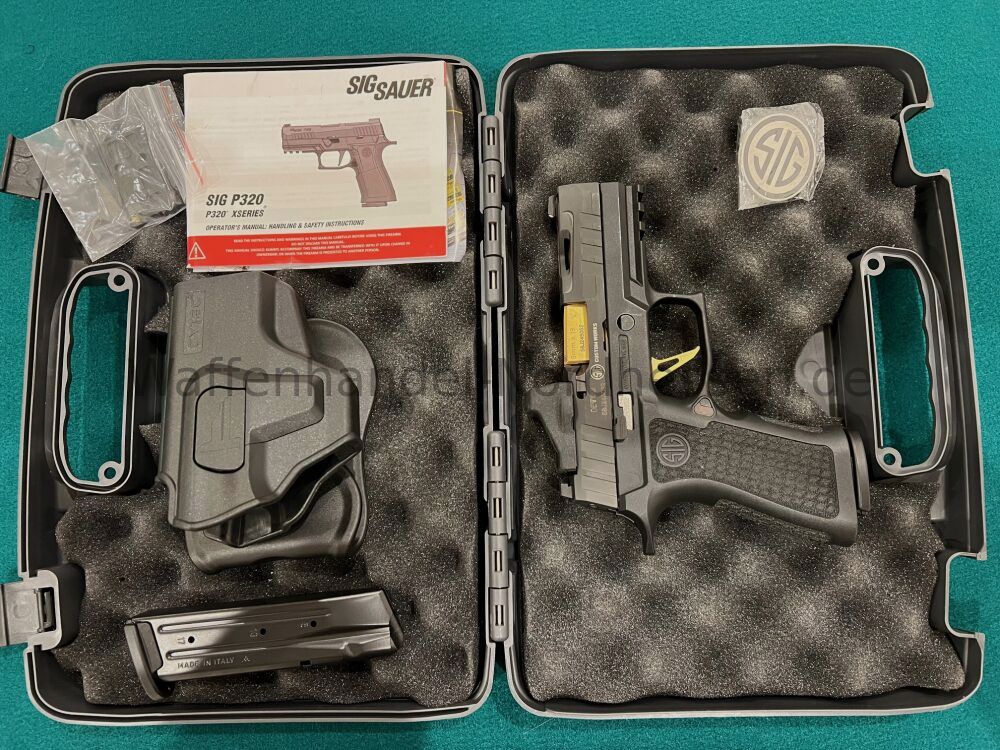 SIG Sauer P320 X-Carry Spectre Gold + Red Dot + Holster