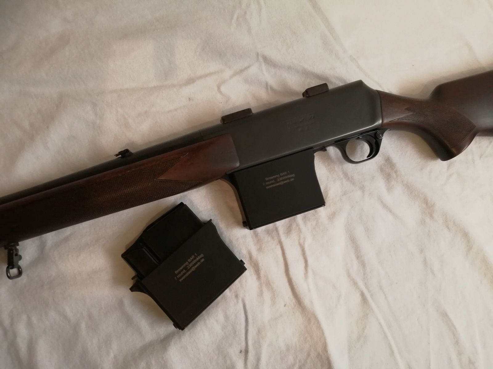 Magazine 10 rounds Browning BAR 1, Bar2, Mk1/Mk2/Mk3/4x/Zenith, Browning Maral Magazine 10 rounds