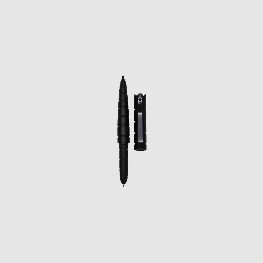 Balpen, "Tactical", zwart, 14 cm