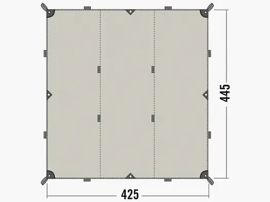 Tatonka Tatonka Sonnensegel Tarp 1 TC sand beige