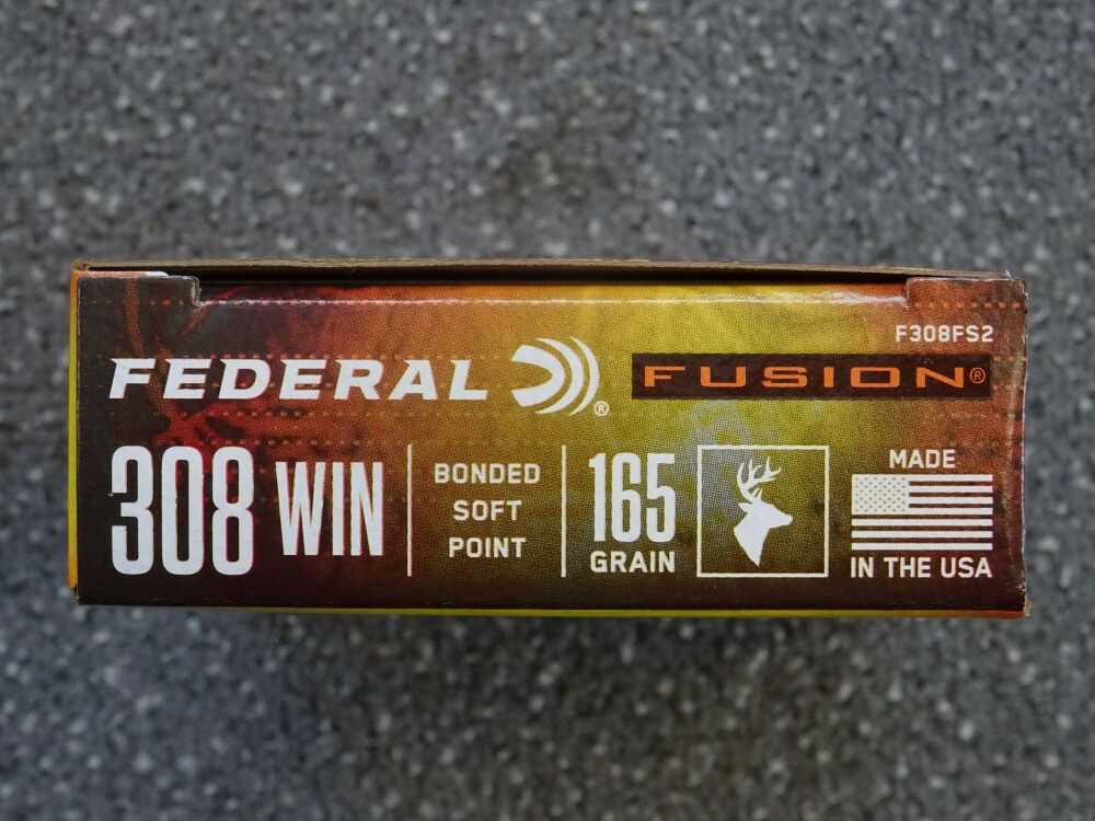 FEDERAL .308 Win. FUSION 165 grs