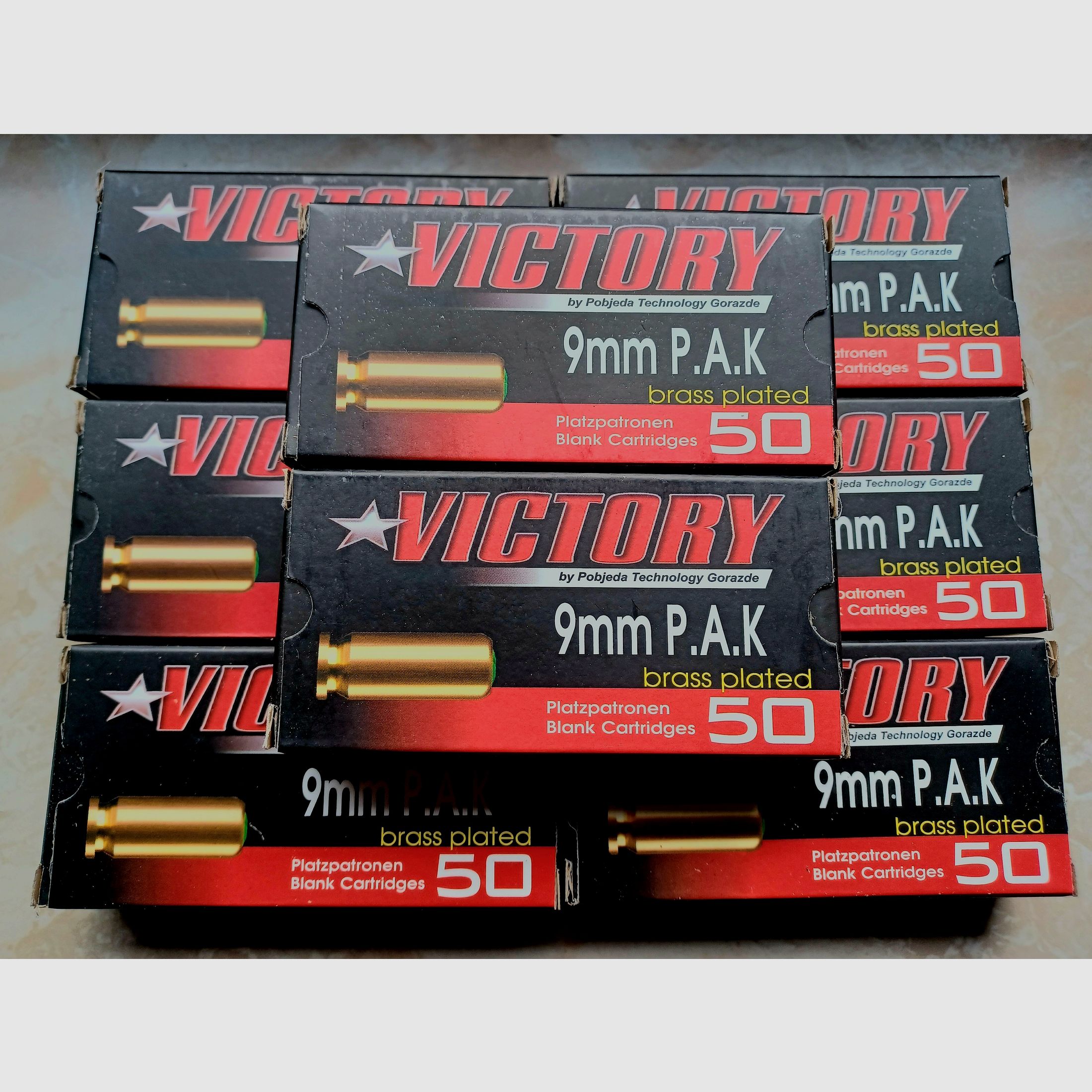 400 Platzpatronen 9mm P.A.KNALL 