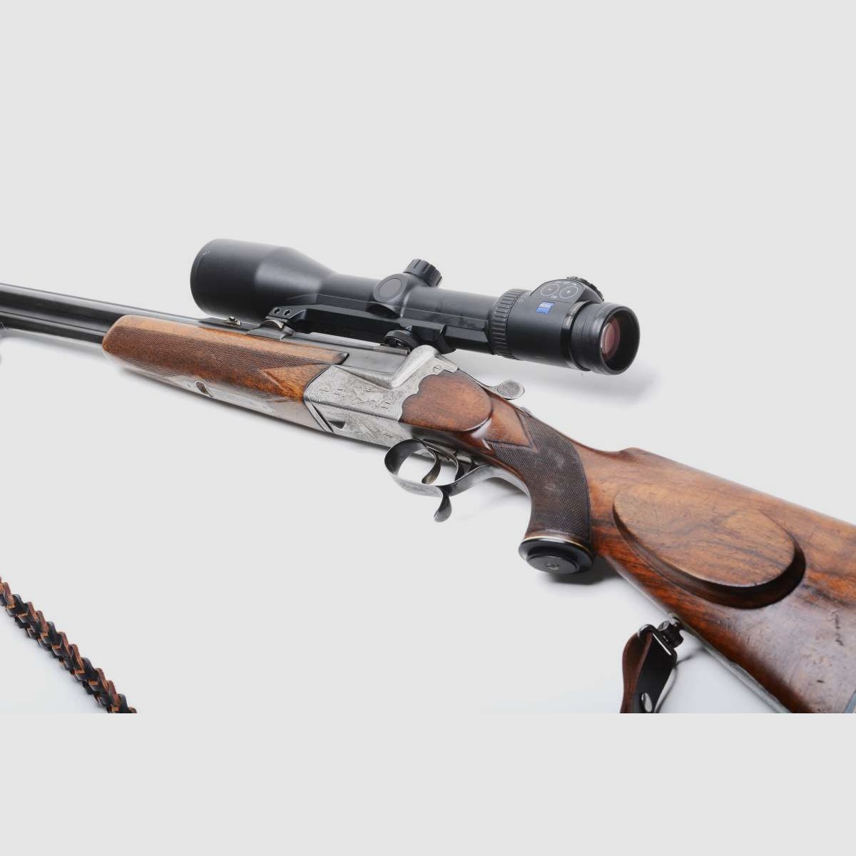 boven-en-onder combinatiegeweer Ferlach 8 x 57 JRS 16/70 Zeiss 3-12x50 verlicht kruis, afbeelding 1 van 35