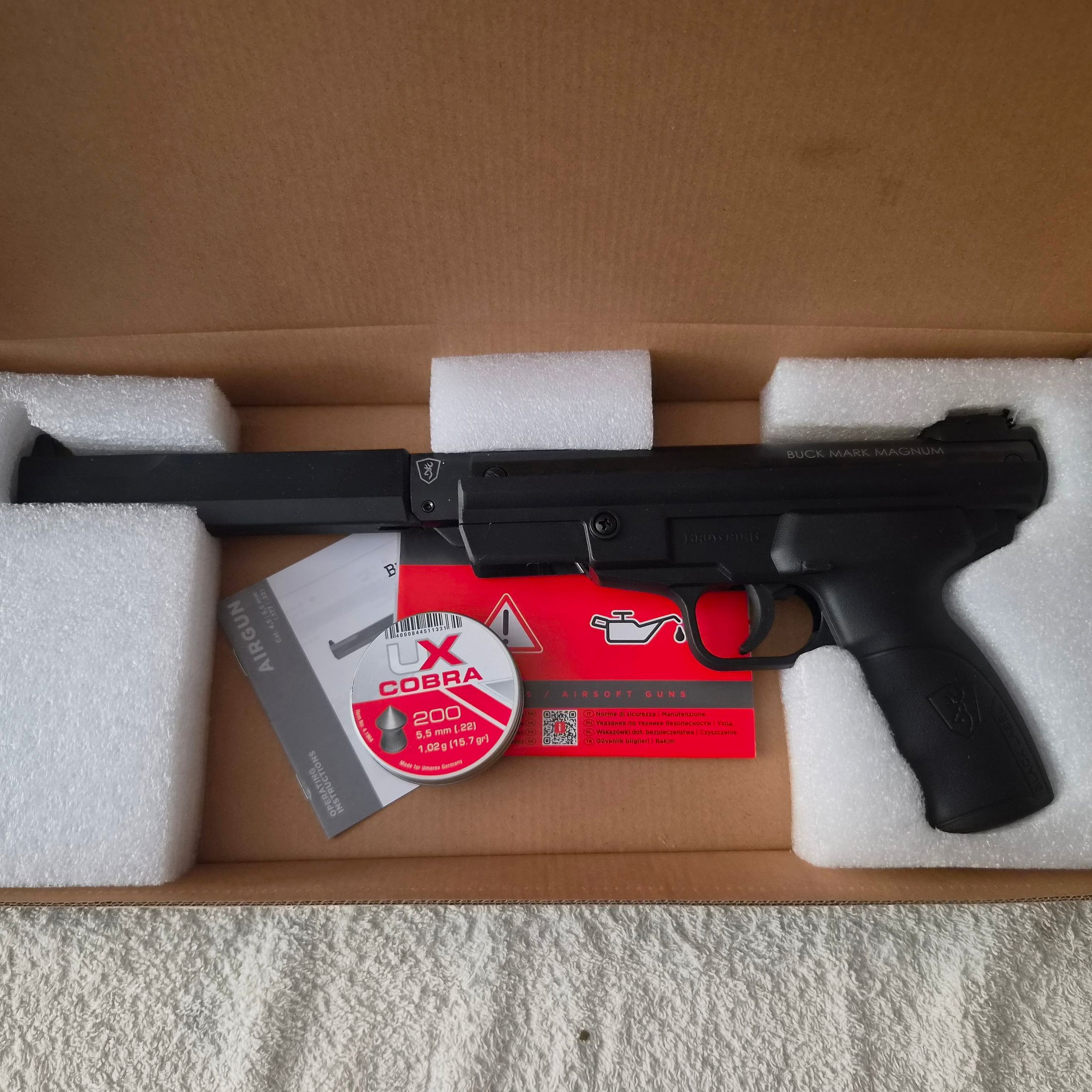 Luftpistole Browning Buck Mark Magnum