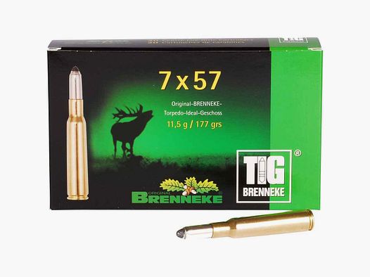 7x57 TIG 11,5g/177grs. Brenneke