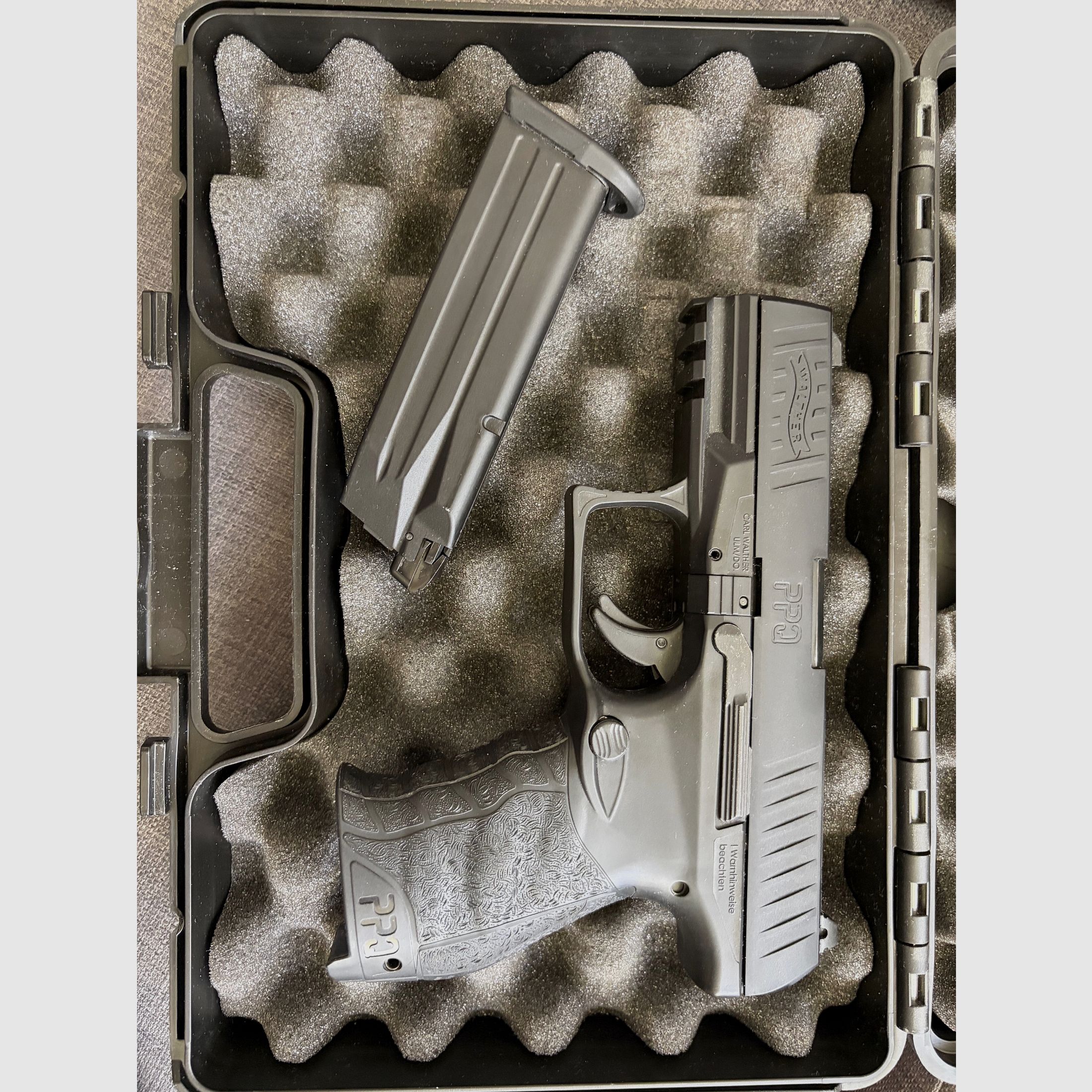 Walther PPQ M2 airsoft pistol caliber 6 mm BB gas blowback