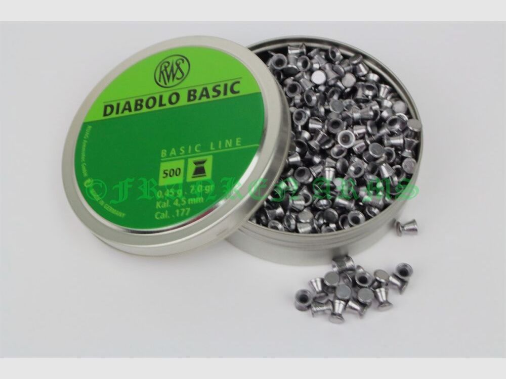 RWS Diabolo Basic 4.5mm 500 pieces