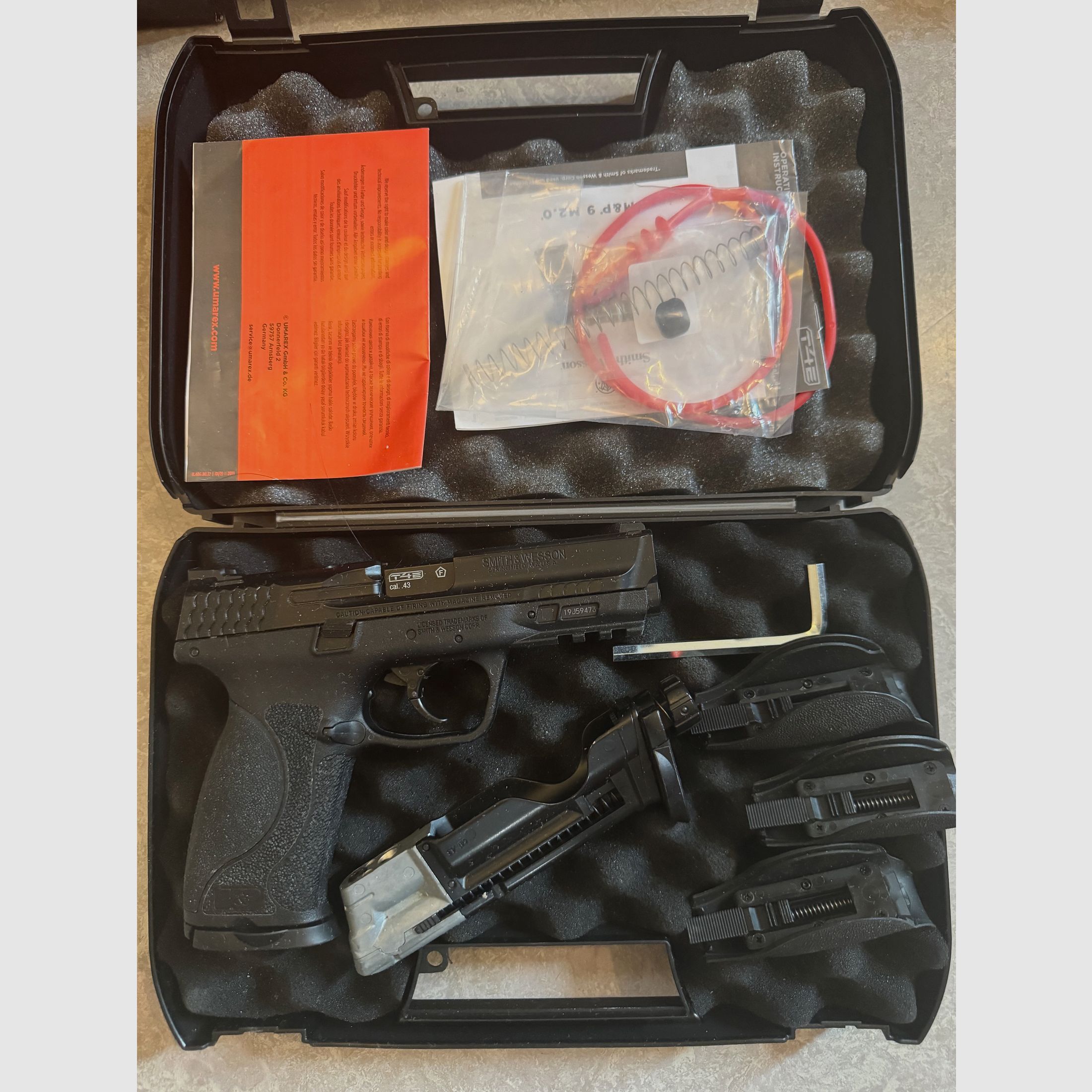 T4E Smith & Wesson M&P9 2.0 RAM cal. .43 inkl. Zubehörpaket